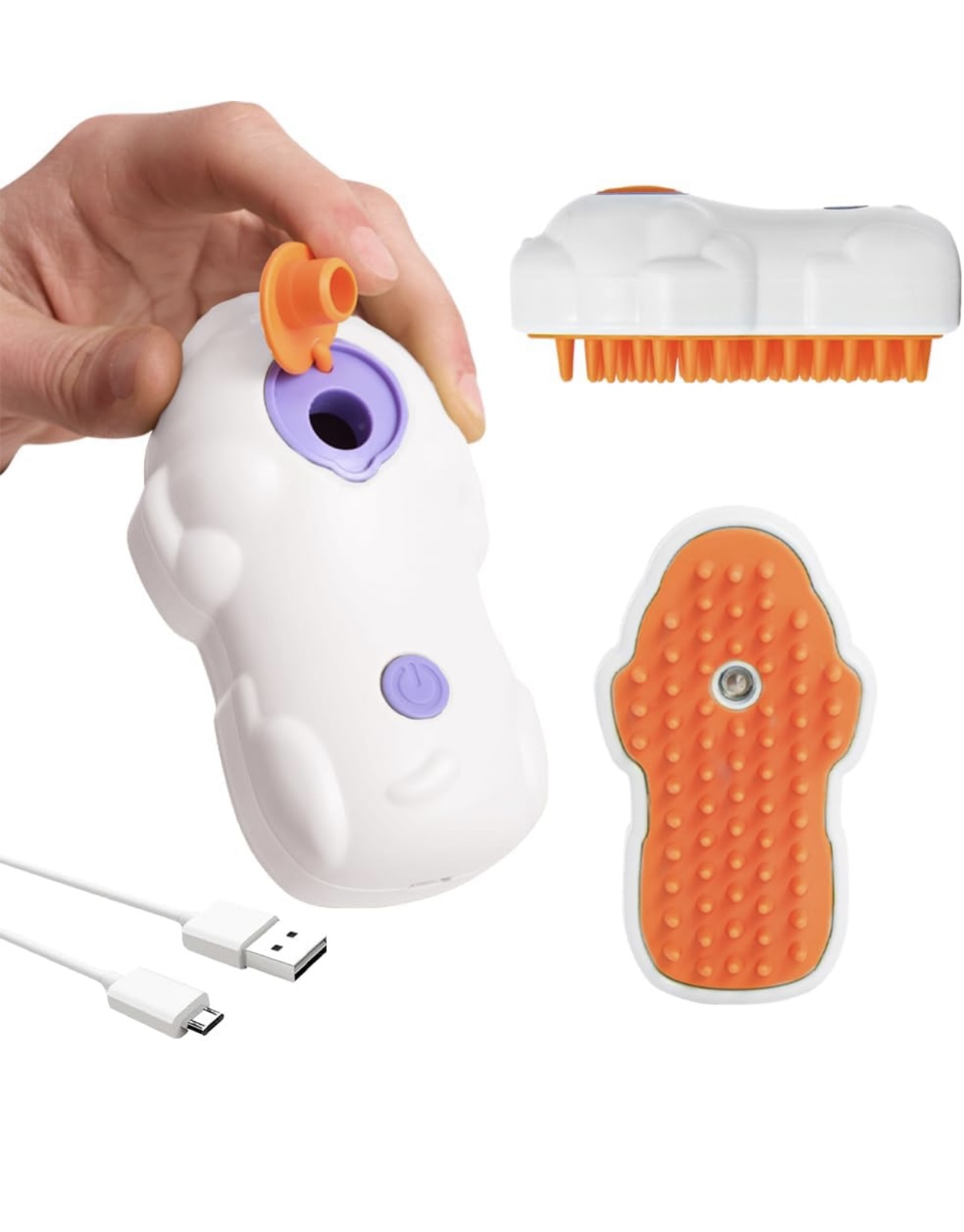 Miniatura 3 de CEPILLO DE VAPOR 3 EN 1 PARA MASCOTAS